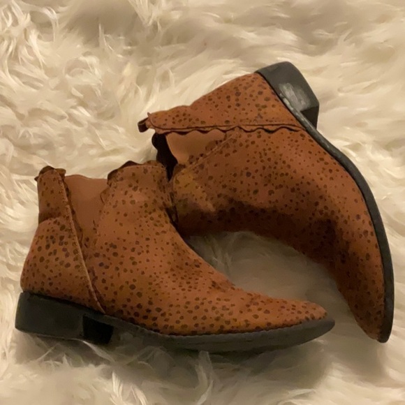 Brown Leopard Print Ankle Boots - Picture 6 of 6